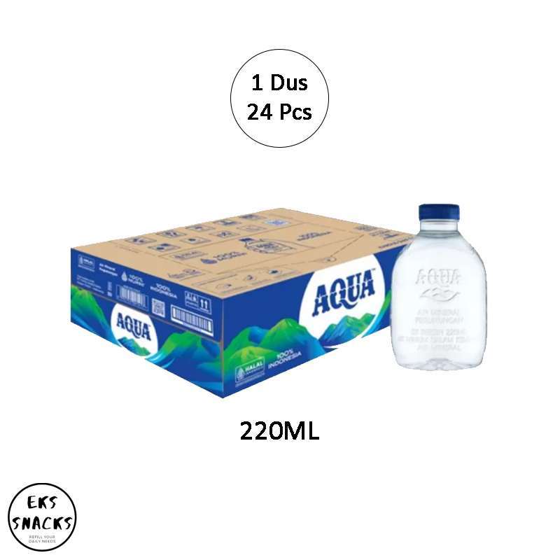 Aqua 220ml cube 